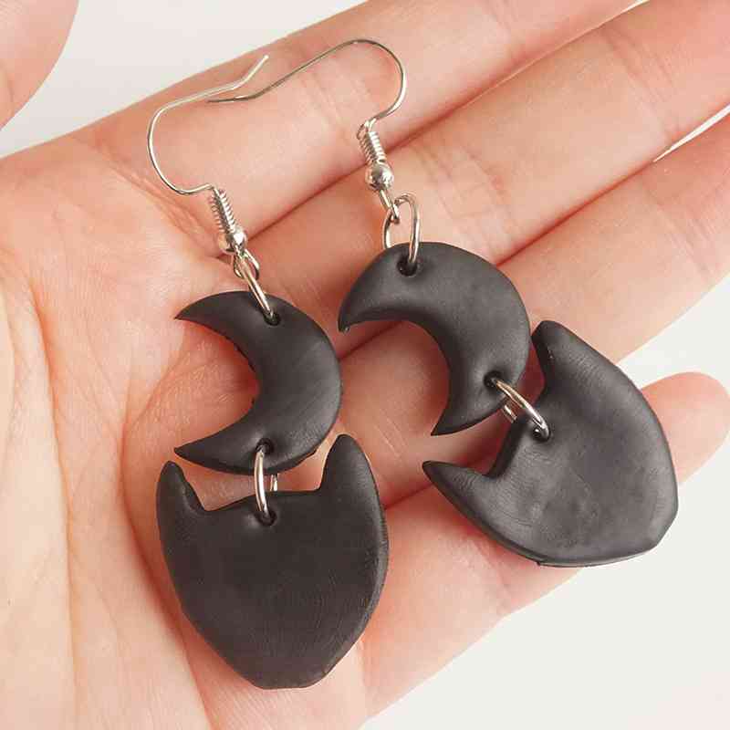 Halloween Theme Dangle Earrings - Damned Threads